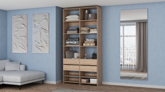 Современный Стеллаж для одежды Мирта 85 BMS