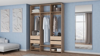 Стеллаж для одежды Мирта 92 BMS