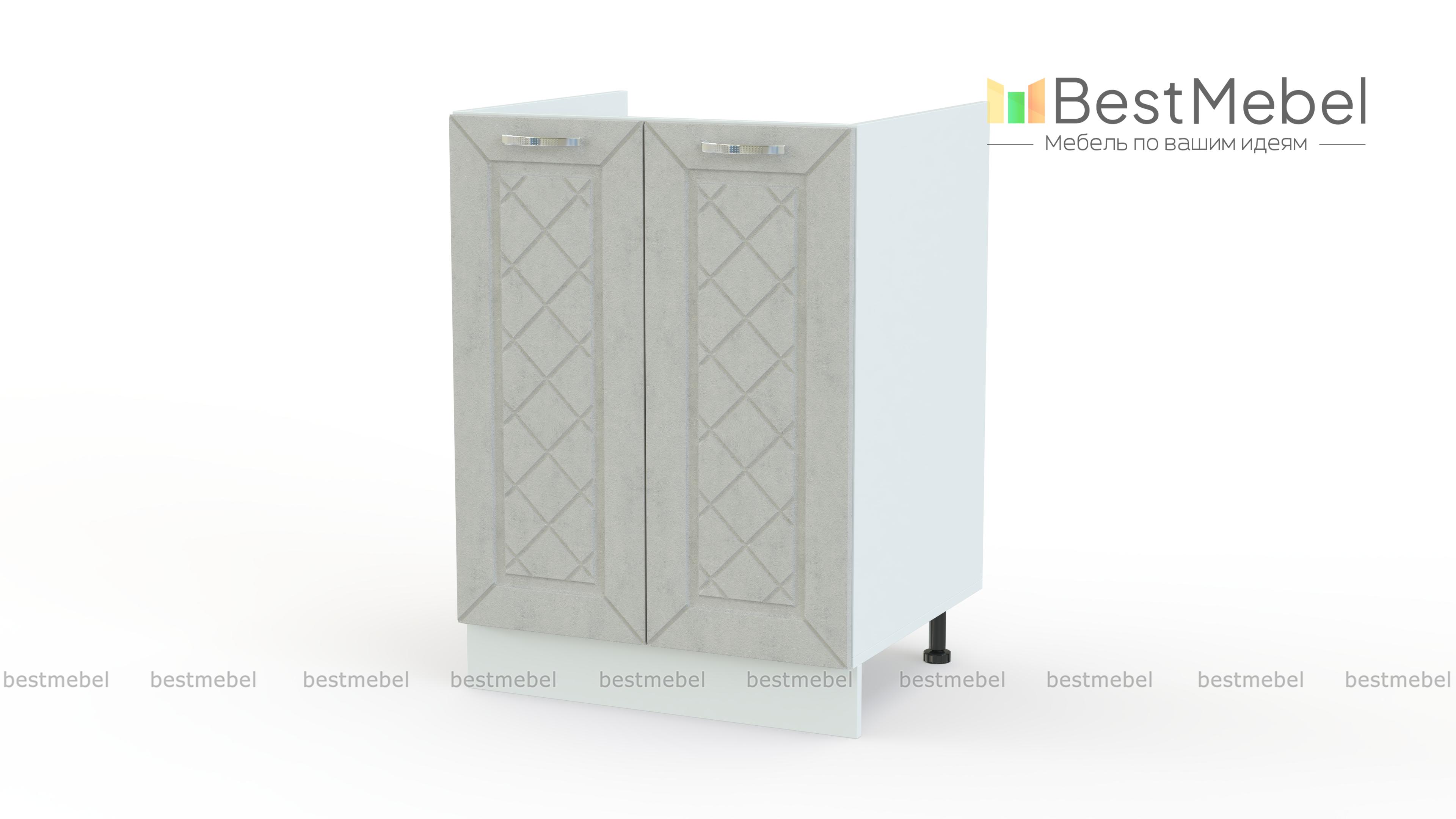 Шкаф нижний под накладную мойку 2 двери Агава BMS - Фото