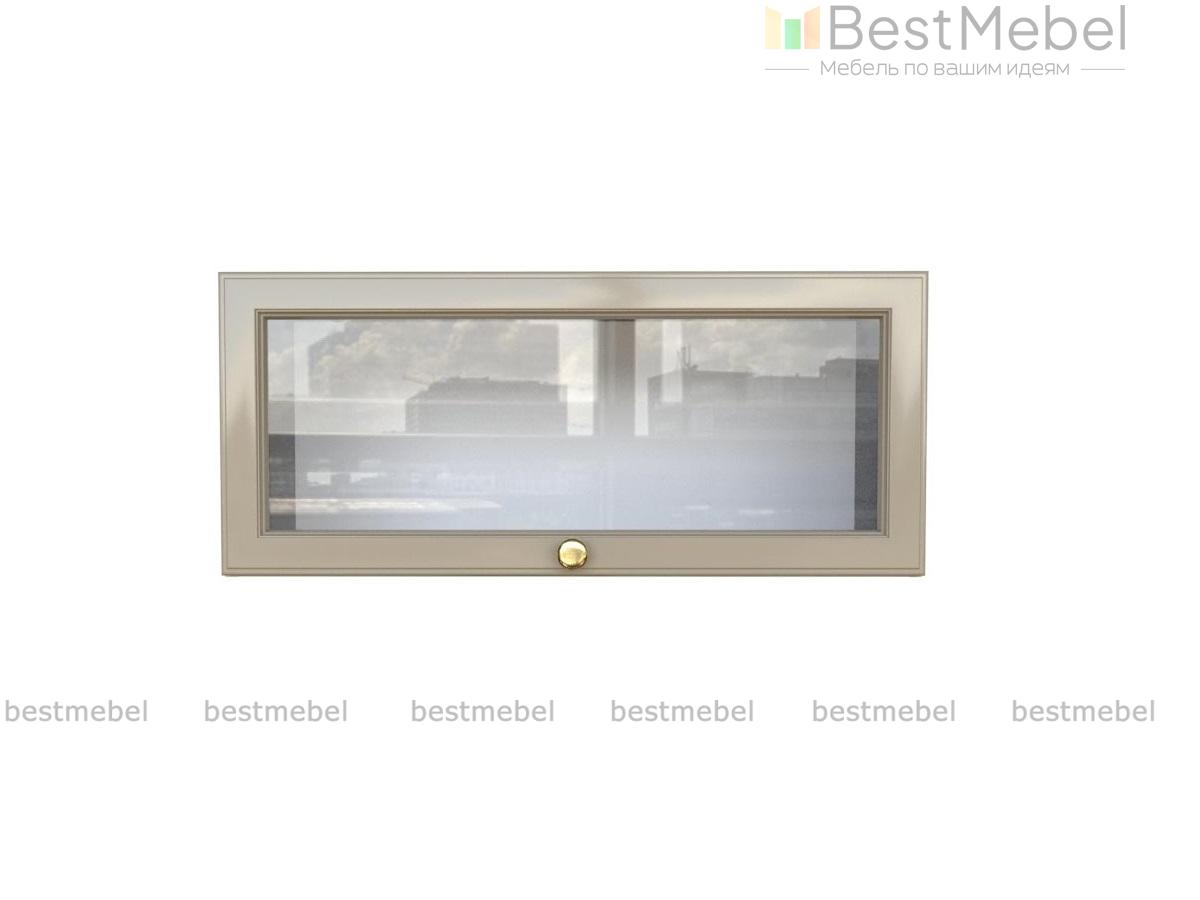 Шкаф верхний горизонтальный остекленный Шарлин BMS - Фото