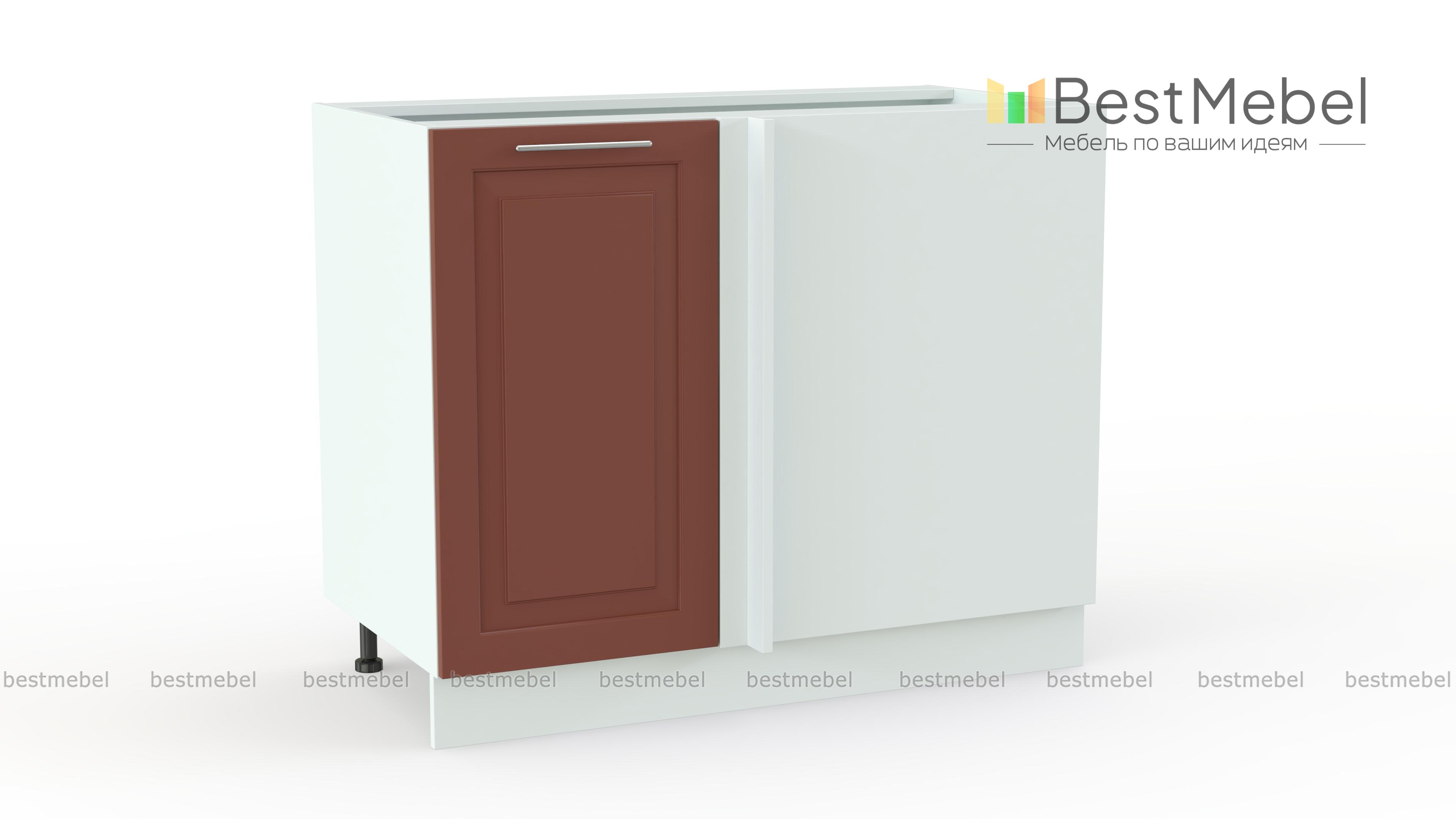 Шкаф нижний угловой приставной с одной дверью Ирен BMS - Фото