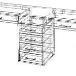 Чертеж Письменный стол Джейн-8Я BMS