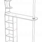 Чертеж Барная стойка Денни BMS
