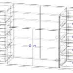 Чертеж Комод Сабо-9 BMS