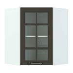 Шкаф верхний угловой остекленный Европа BMS - Фото 6