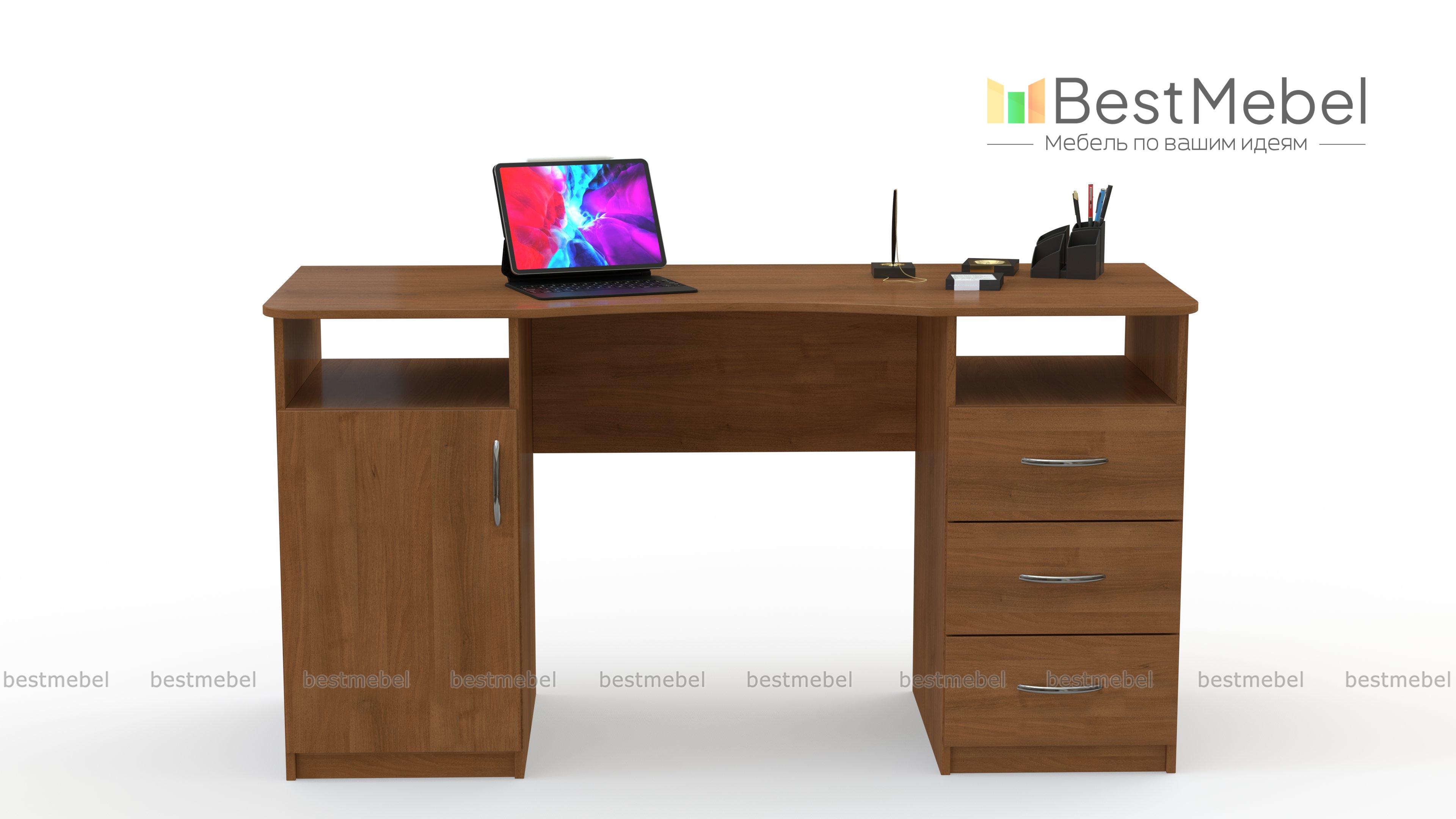 Письменный стол 2х тумбовый BMS - Фото