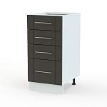 Шкаф нижний с 4-мя выдвижными ящиками Ирен BMS - Фото 6