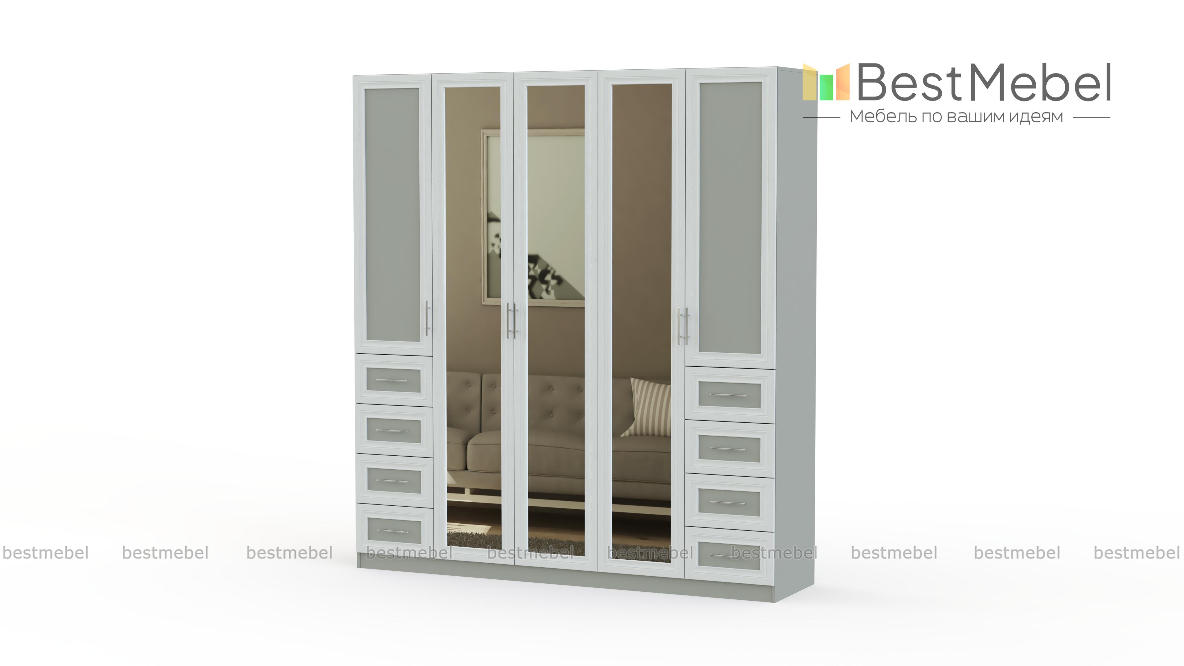 Распашной шкаф Крона 19 BMS - Фото