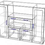 Чертеж Комод Интерьер люкс 1.1 BMS