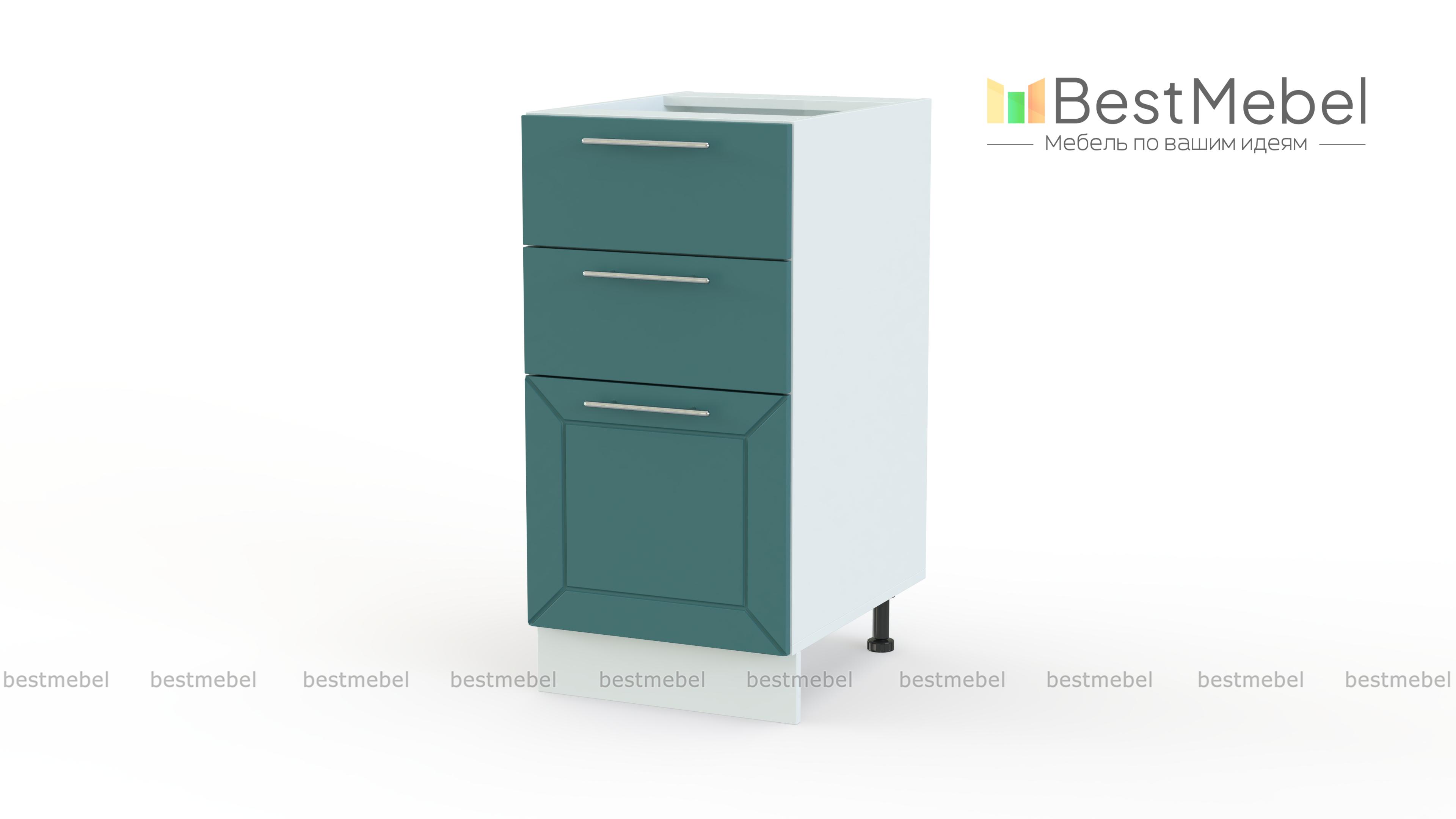 Шкаф нижний с 3-мя ящиками Тетчер BMS - Фото