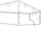 Чертеж Вешалка угловая Нави 1 BMS