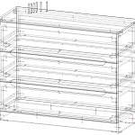 Чертеж Комод Марджи BMS