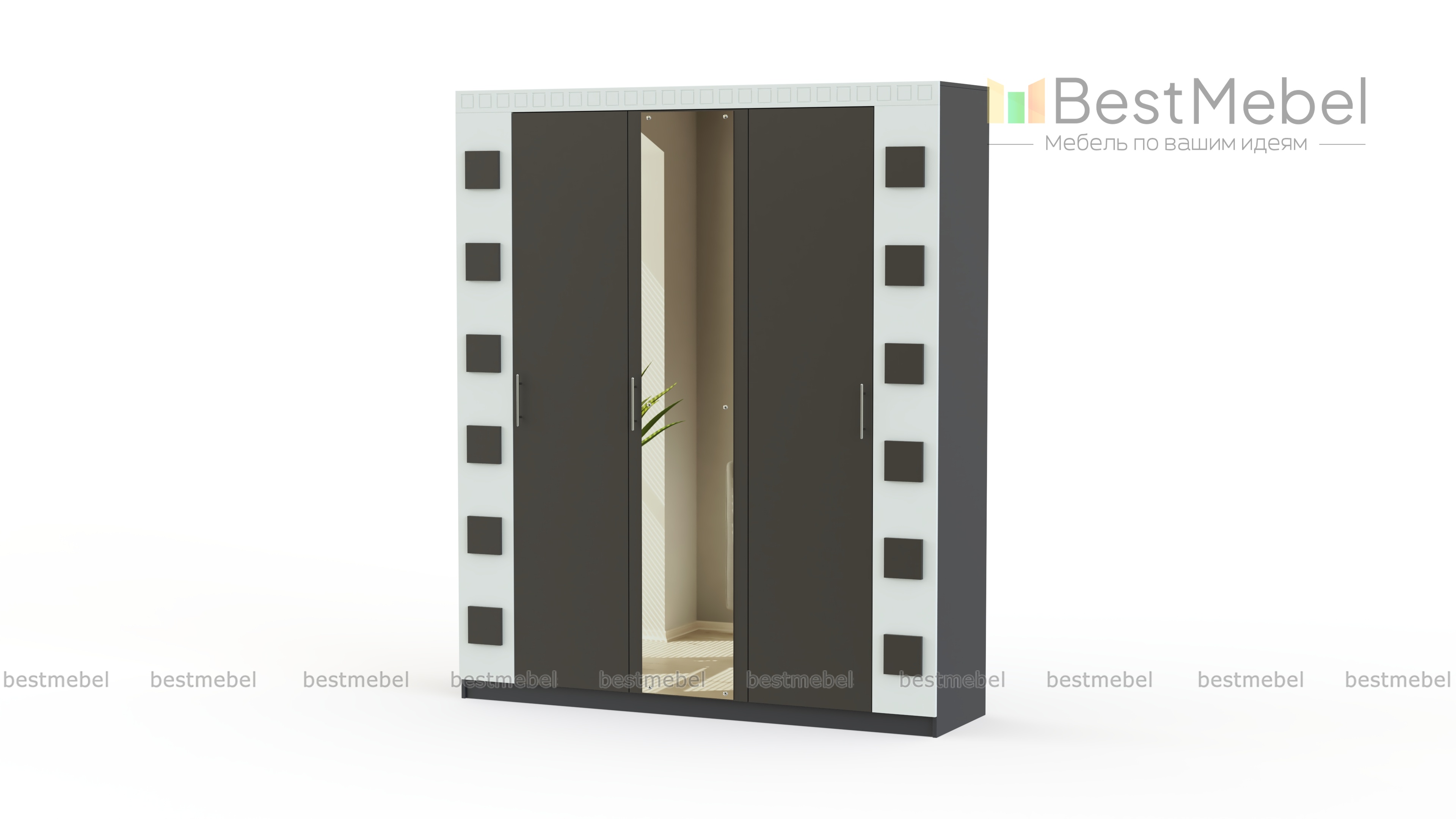 Распашной шкаф Версаль 1 BMS