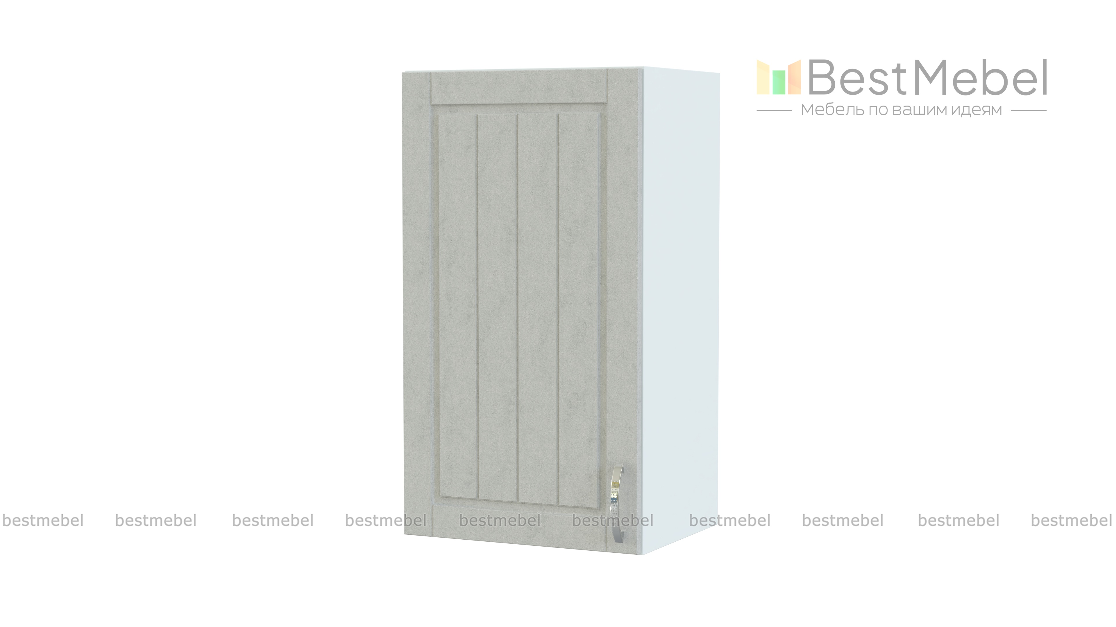Шкаф верхний 1 дверь Лондон  BMS