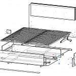 Чертеж Кровать МК 44 BMS