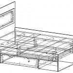 Чертеж Кровать Supree 3 BMS