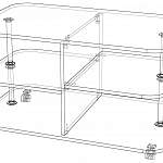 Схема сборки Стол журнальный Симфония BMS