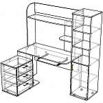 Чертеж Компьютерный стол СС 12.21 BMS