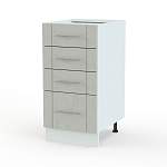 Шкаф нижний с 4-мя выдвижными ящиками Ирен BMS - Фото 5