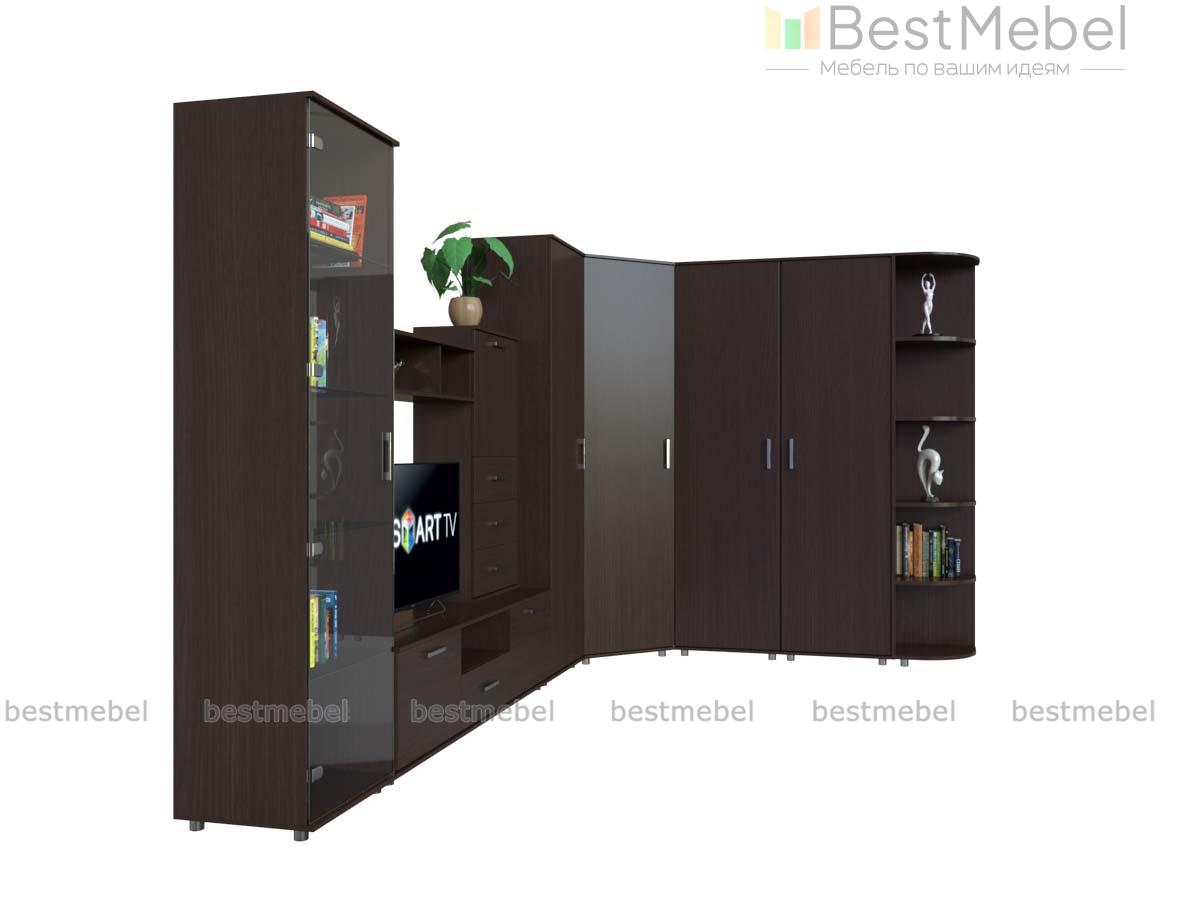 Стенка-горка угловая Хитклиф №5 BMS - Фото