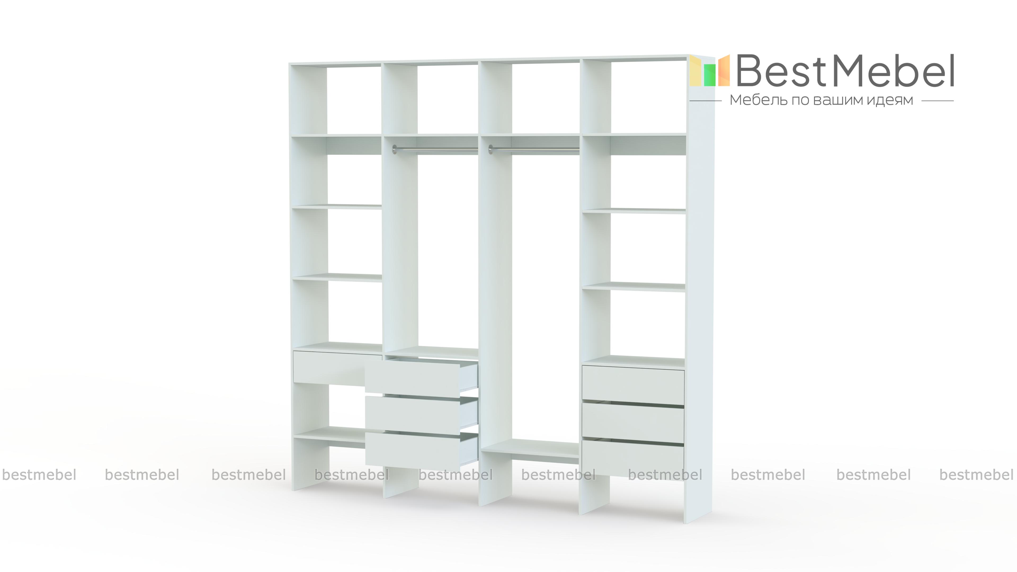 Стеллаж для одежды Мирта 67 BMS - Фото