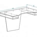 Чертеж Геймерский стол Буэно-5 BMS