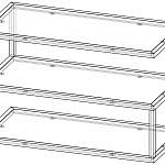 Чертеж Тумба под ТВ Пьеро 11 BMS