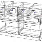 Чертеж Комод Логос №8 BMS