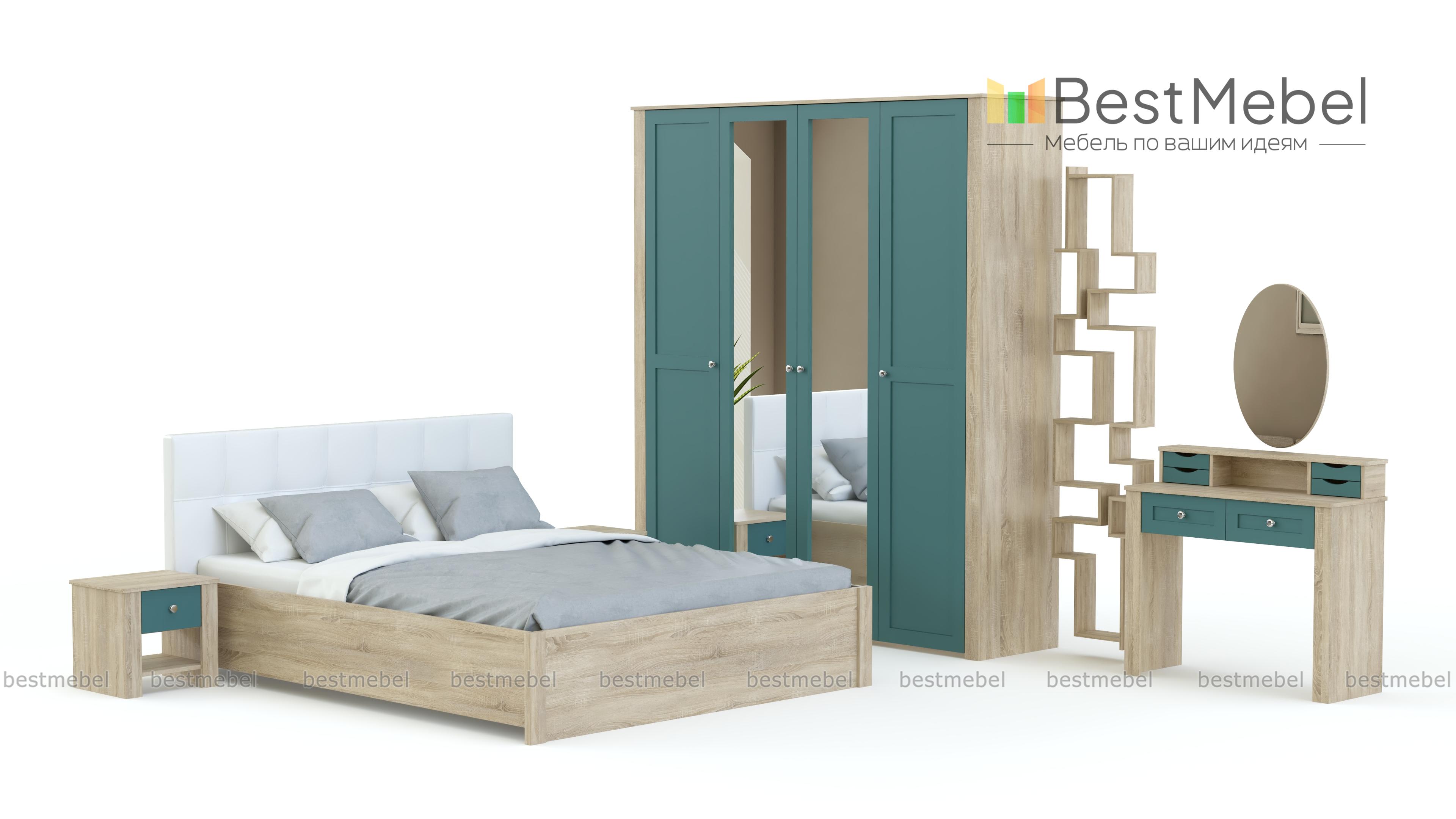 Спальня Бриз комплектация 2 BMS - Фото