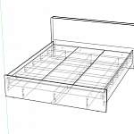 Чертеж Кровать Бриз З6.2 Люкс BMS