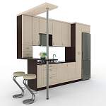 Кухня с барной стойкой Тилли-1 BMS - Фото 2