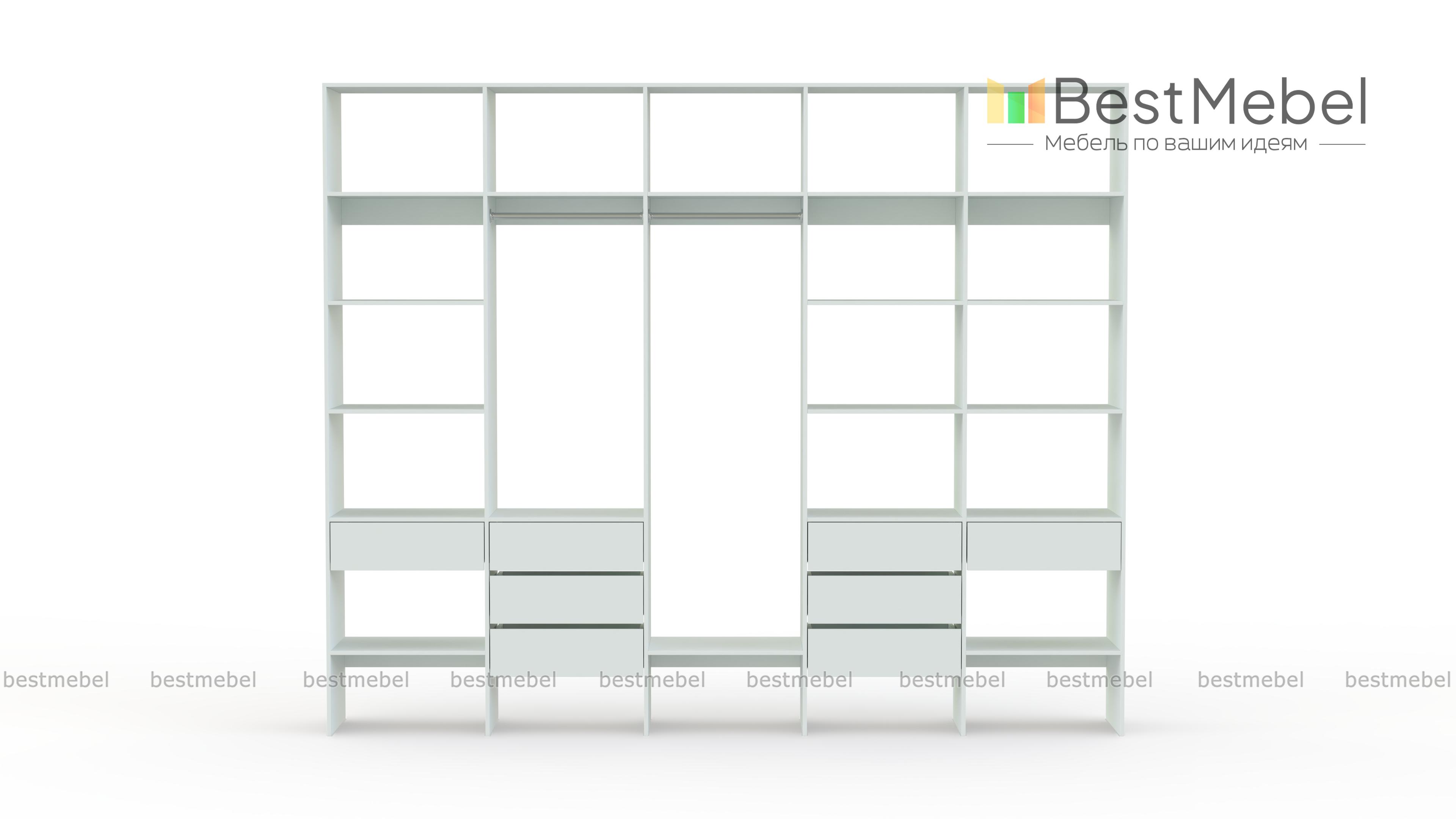 Стеллаж для одежды Мирта 72 BMS - Фото