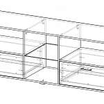 Чертеж Тумба ТВ 002 BMS