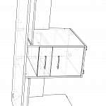 Чертеж Письменный стол Джейн-7 BMS