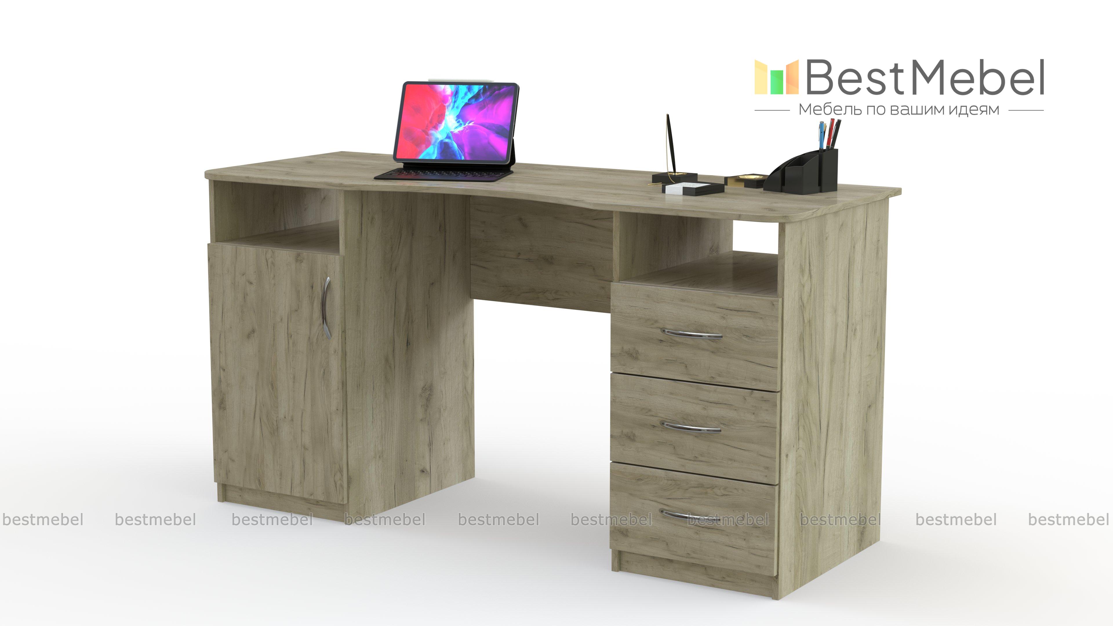 Письменный стол 2х тумбовый BMS - Фото