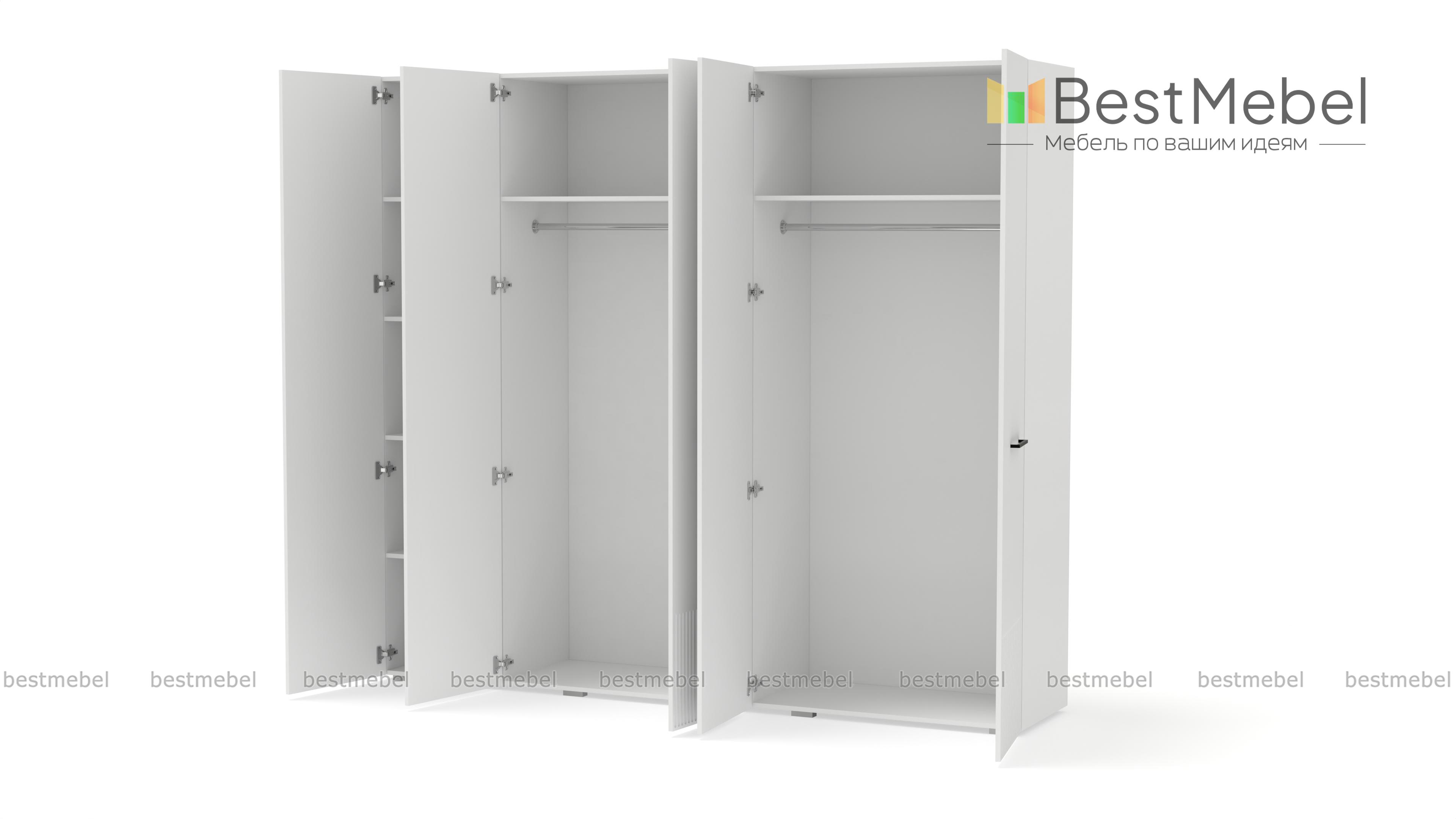 Шкаф распашной Декарт 5 BMS - Фото