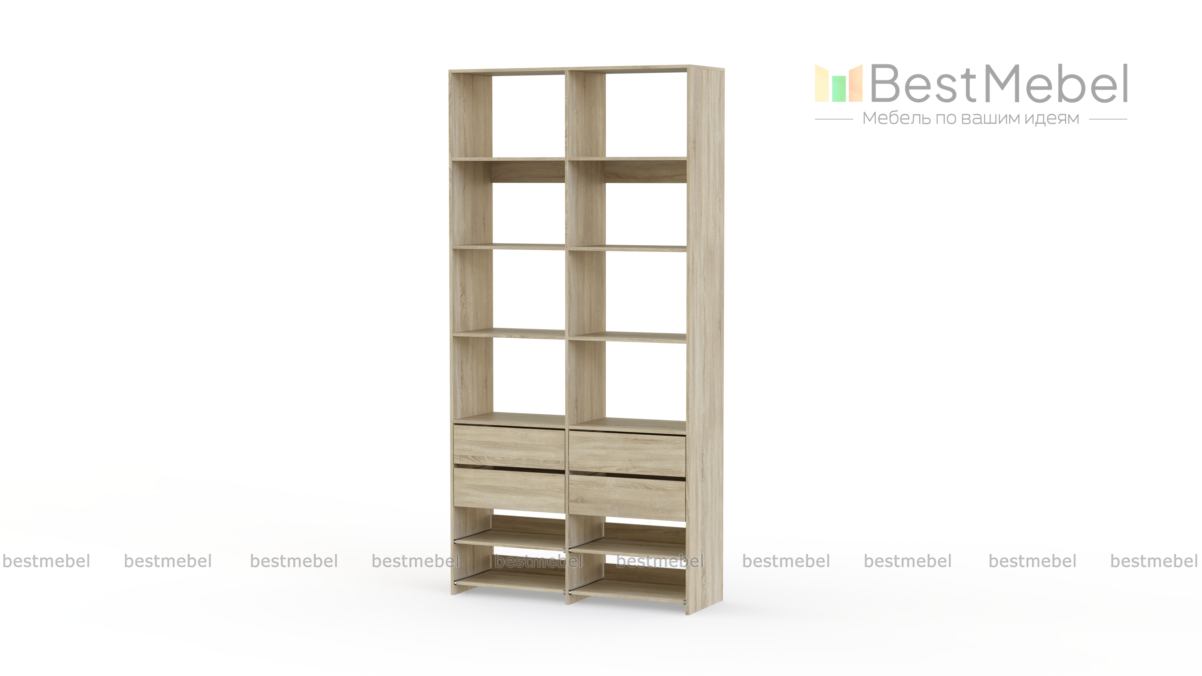 Стеллаж для одежды Мирта 85 BMS