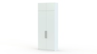 Шкаф распашной Остин Лайт 2 BMS (700х2550х400) (Бельевой отсек (3 полки) (2))