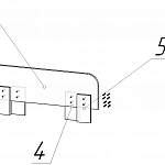 Чертеж Бортик для кровати Бережок BMS