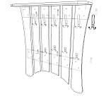 Вешалка Гербера 4 BMS