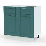 Шкаф нижний 2 двери 2 ящика Палермо BMS - Фото 1