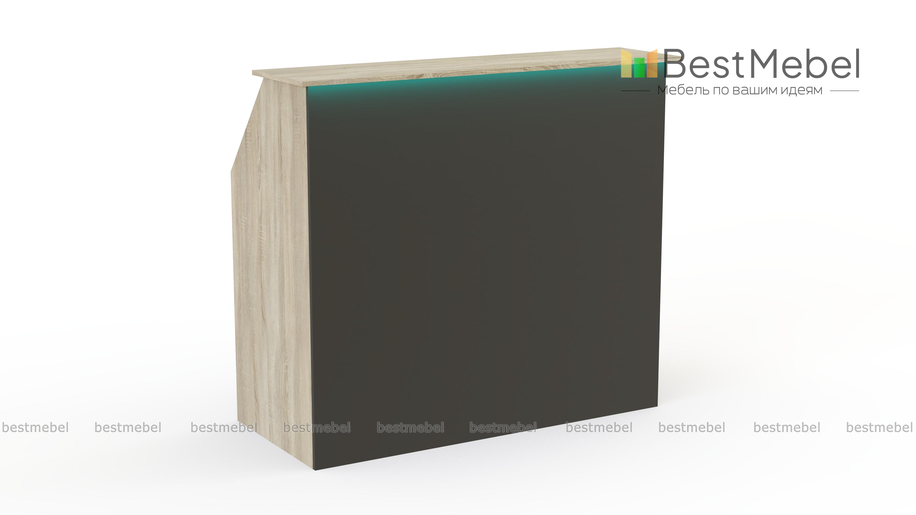 Стойка ресепшн №37 с подсветкой BMS - Фото