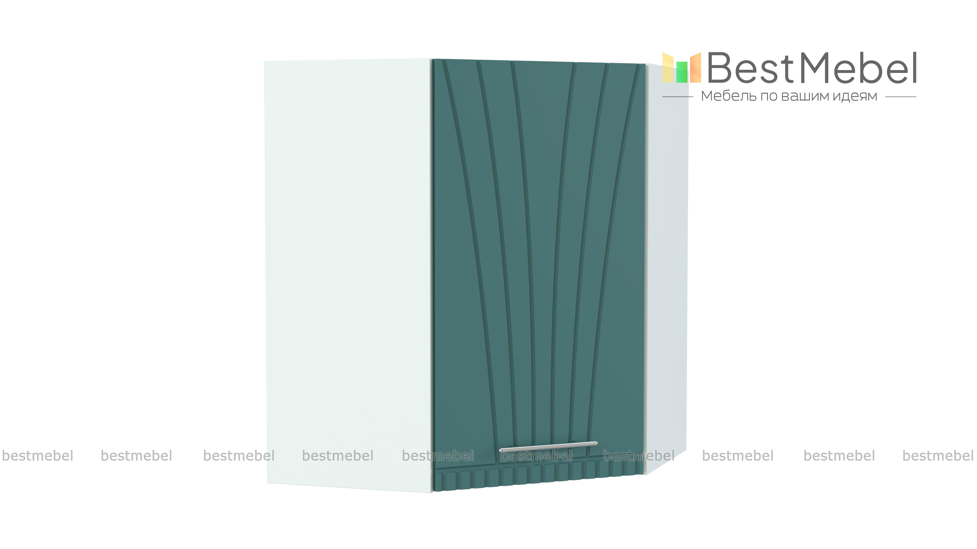 Шкаф навесной угловой Паллада BMS - Фото