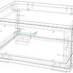 Чертеж Прикроватная тумба Селин BMS