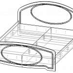 Чертеж Кровать Грация BMS