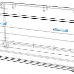 Чертеж Тумба для обуви ТП-3 BMS
