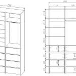 Гардеробная Страйп 2.4 (1100*2200*400)