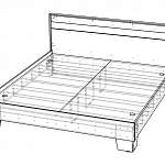 Чертеж Кровать Скарлет-2 BMS