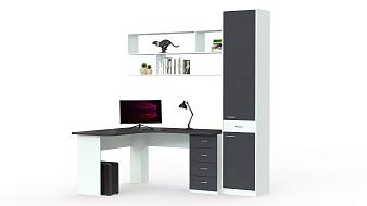 Угловой компьютерный стол со шкафом Марта 12 BMS  (1800х2100х600)