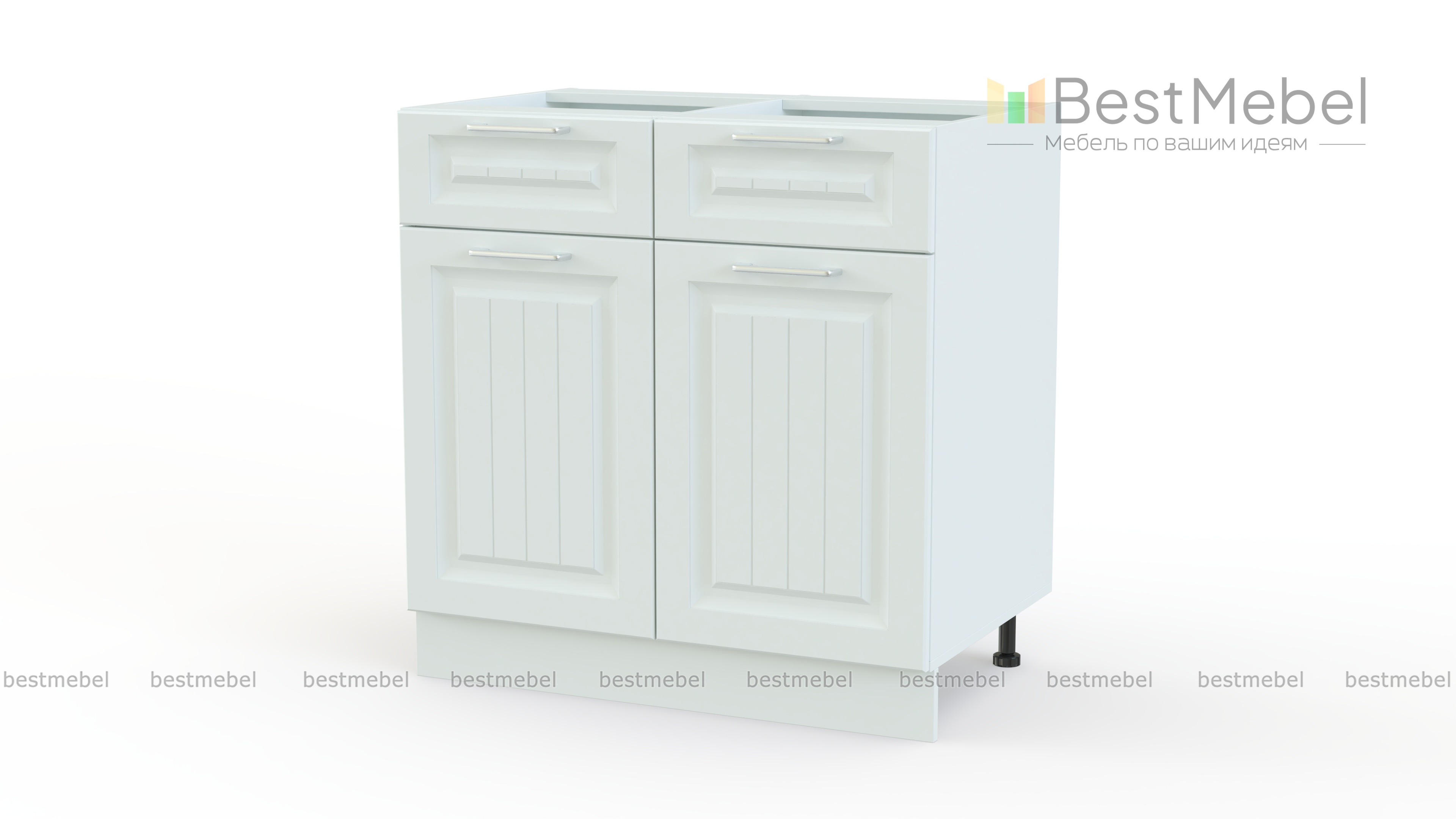 Шкаф нижний с 2-мя дверцами и 2-мя ящиками Европа BMS